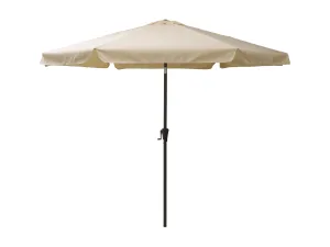 10ft Round Warm White Patio Umbrella