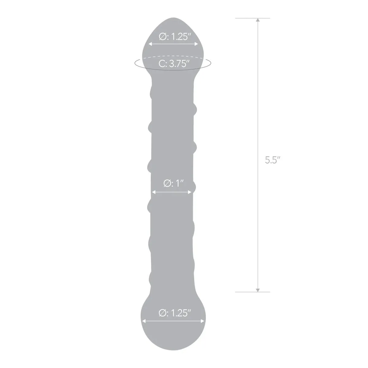 6.5 Inch Spiral Dildo