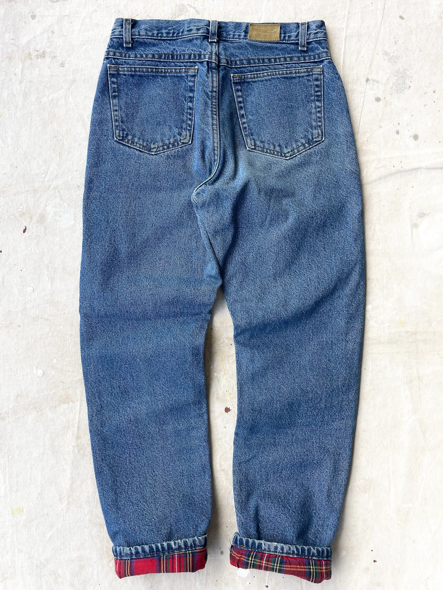 90's L.L.Bean Flannel Lined Jeans—[30x30]