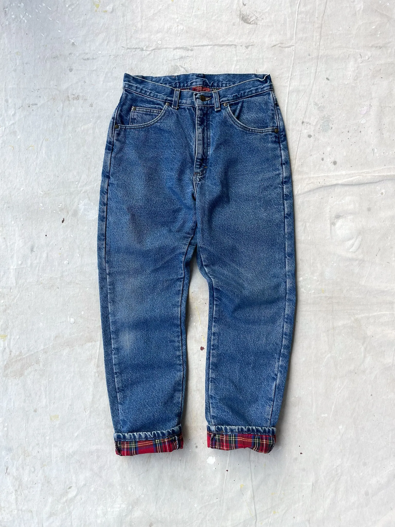 90's L.L.Bean Flannel Lined Jeans—[30x30]