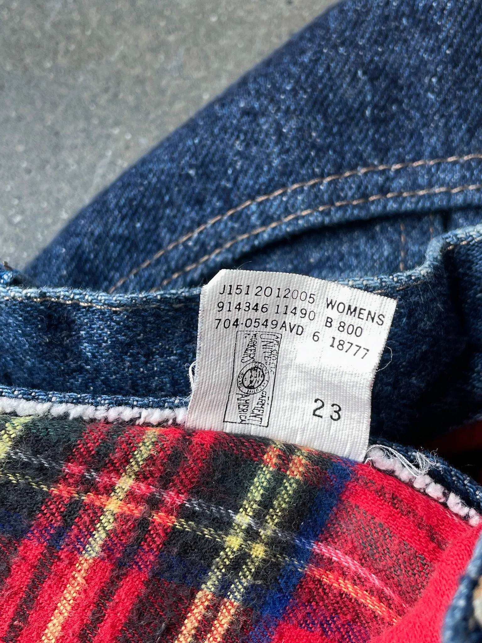 90's L.L.Bean Flannel Lined Mom Jeans—[25x27]