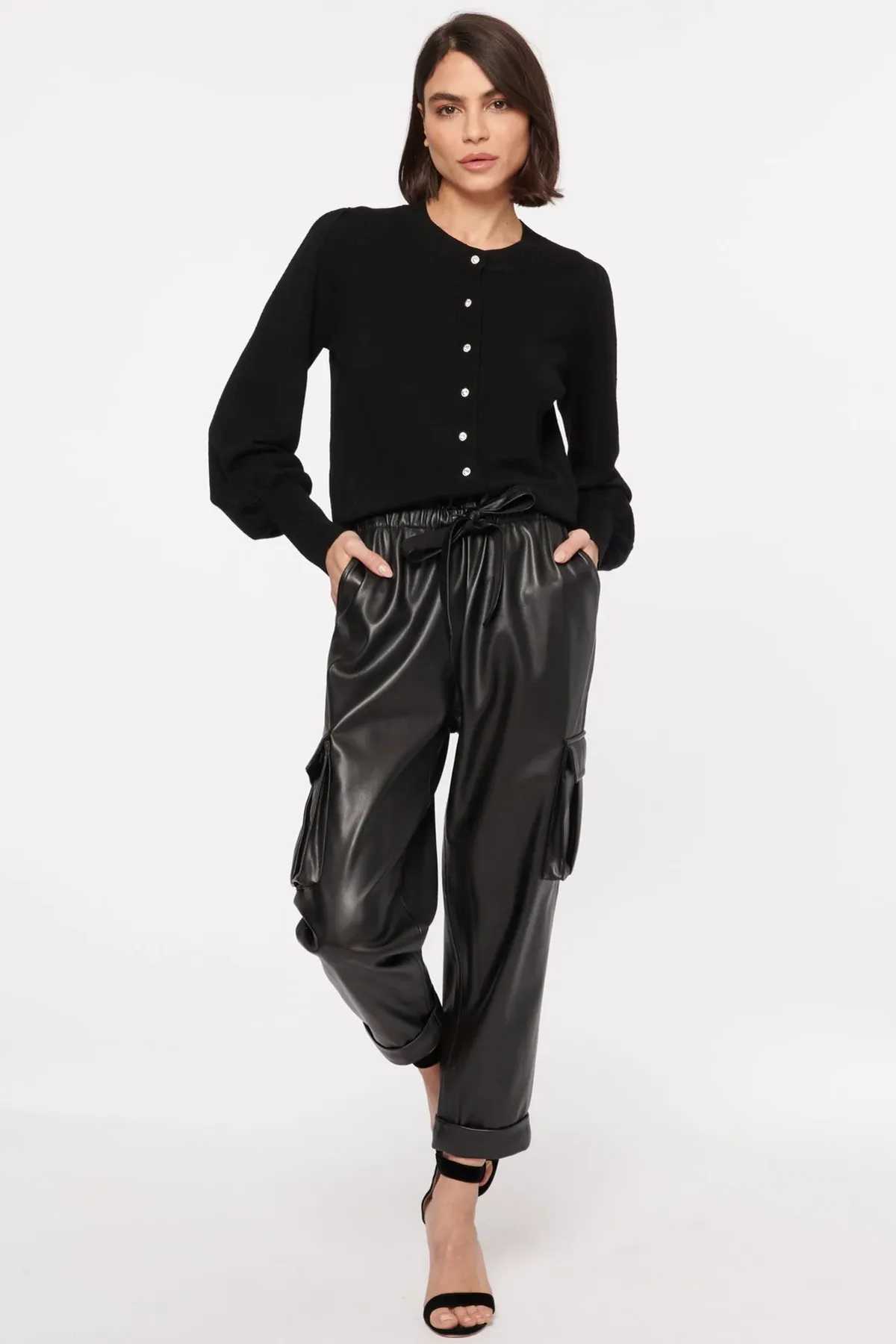 Addy Vegan Leather Pants