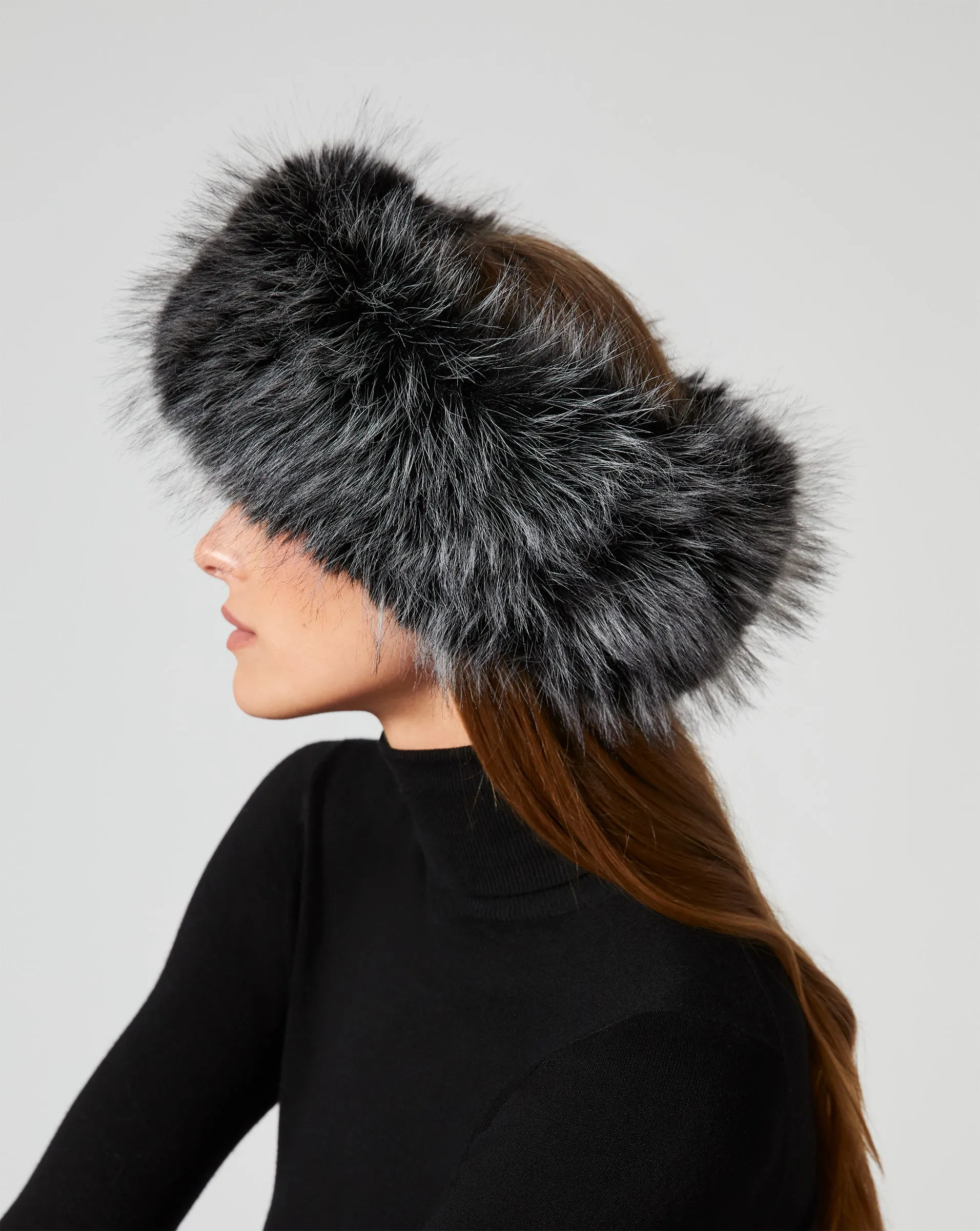 Alps Fox Faux Fur Headband