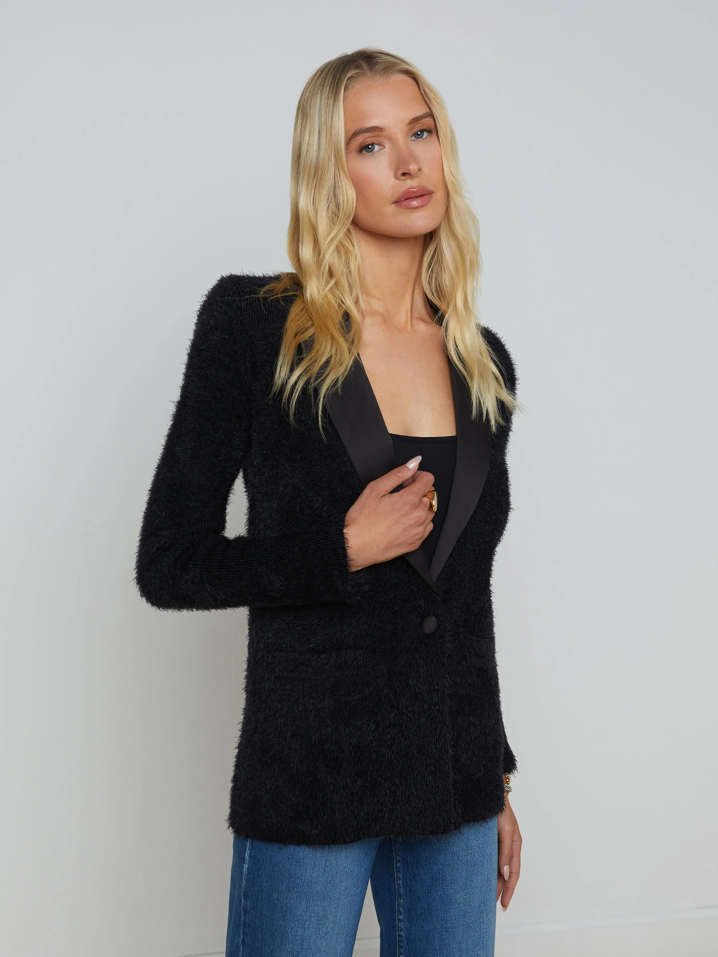 Baileigh Textured Knit Blazer