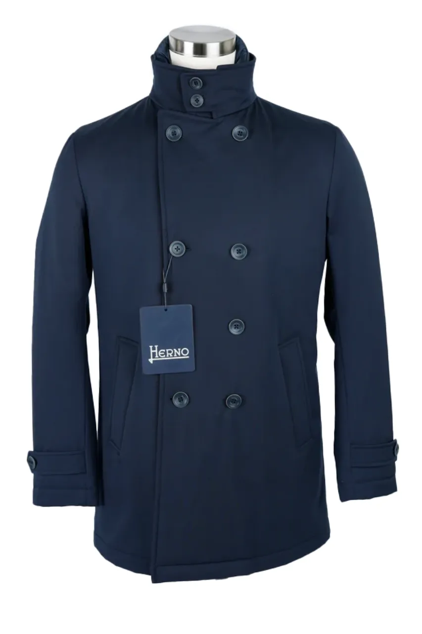 Boiled Wool Dress Coat