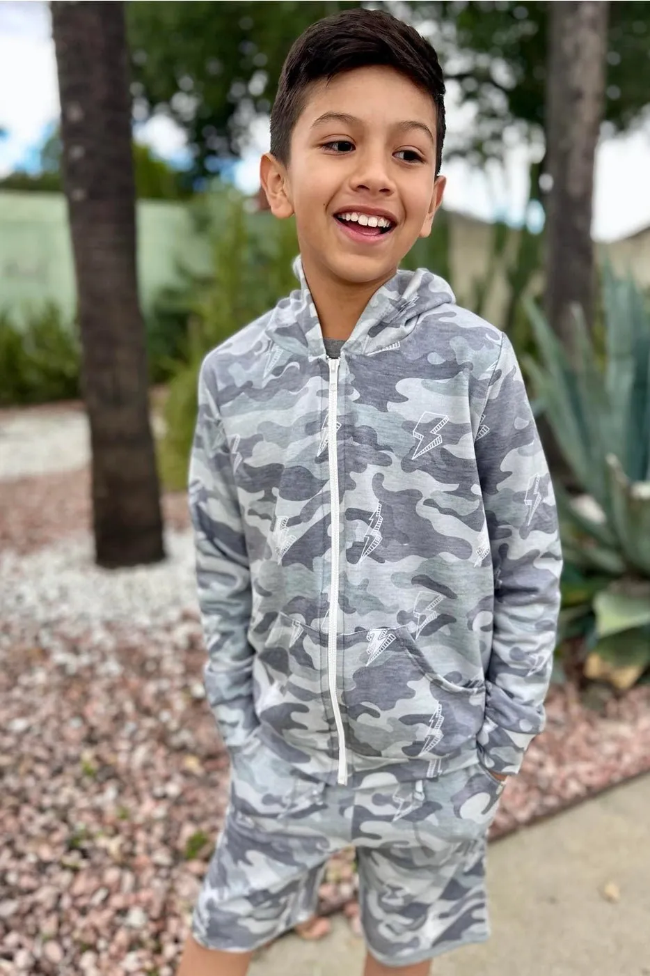 Boys Camo Hoodie