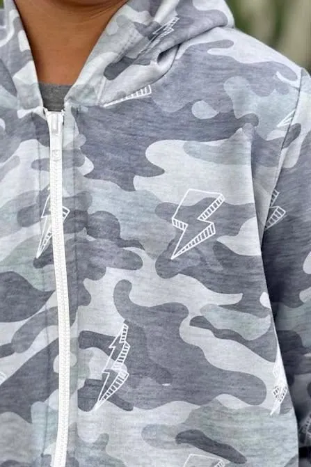 Boys Camo Hoodie