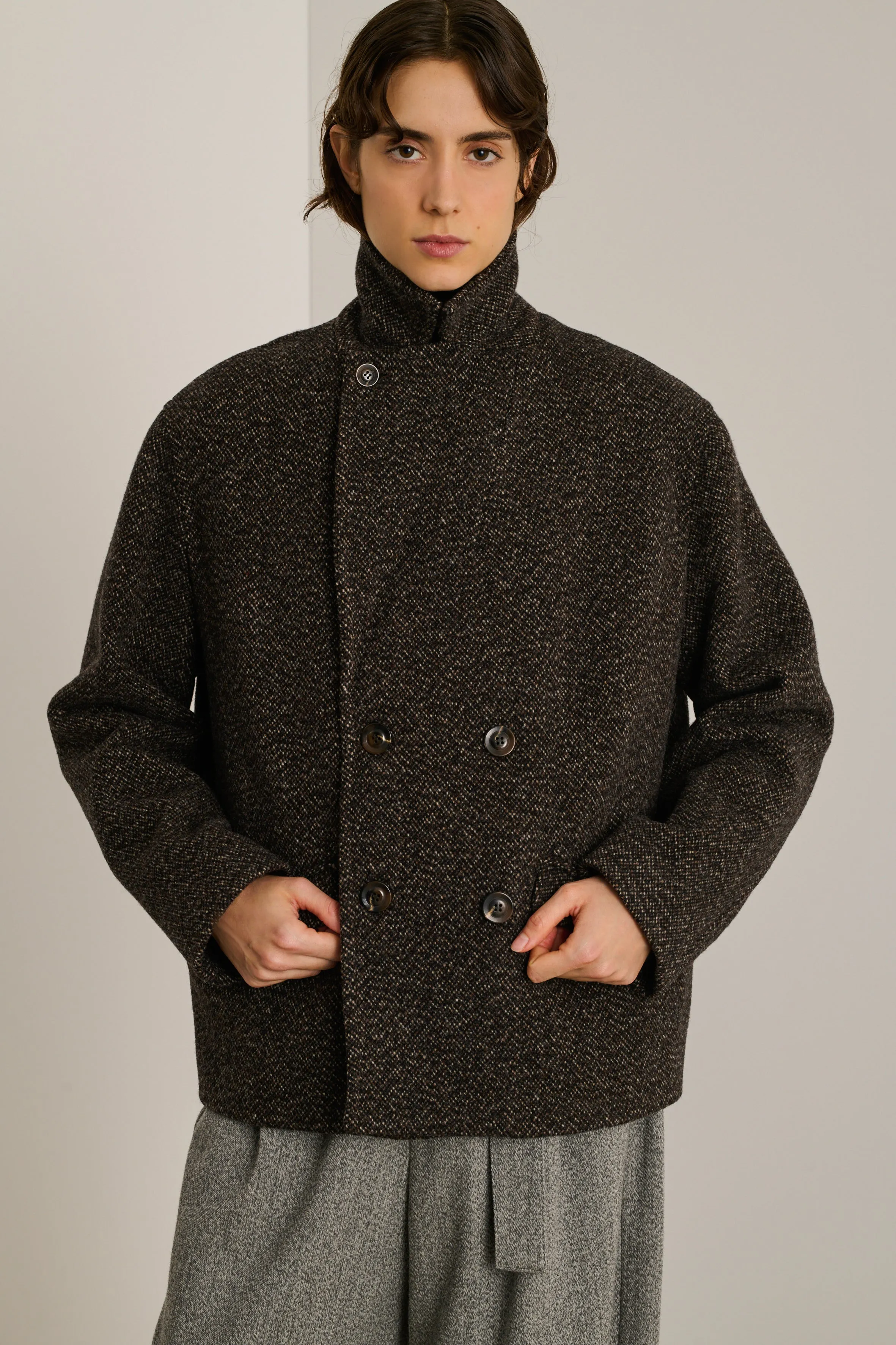 BROWN CONSTANT COAT