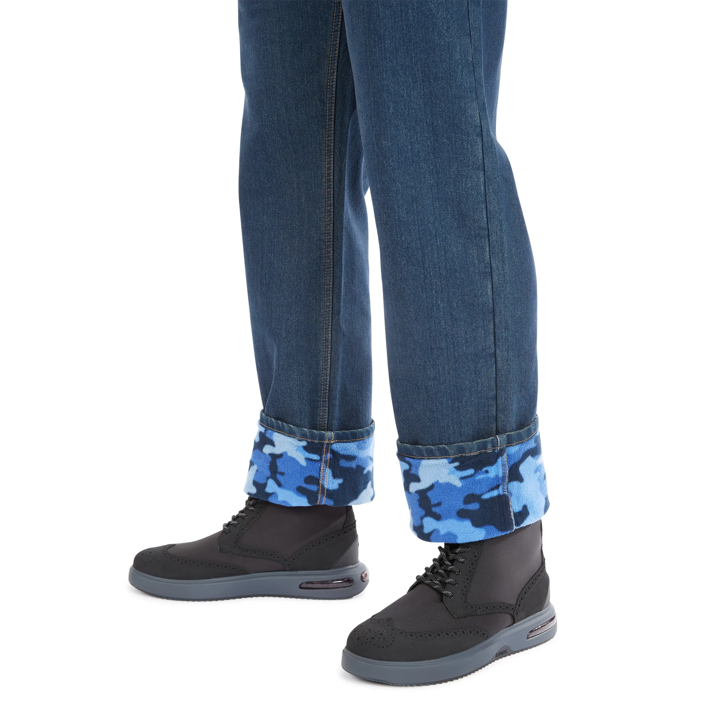 CAMO FLEECE-LINED 5-POCKET JEAN