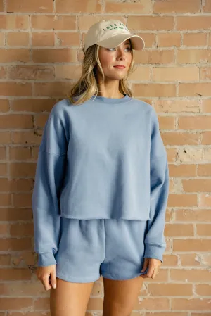 Dani Pullover | SteelBlue