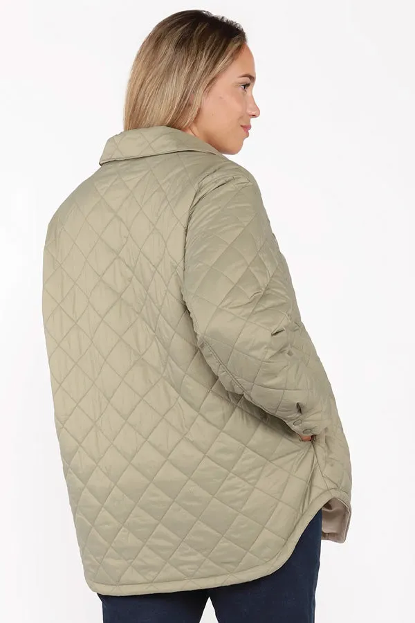 Dex PLUS Puffer Shacket