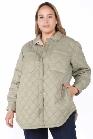 Dex PLUS Puffer Shacket