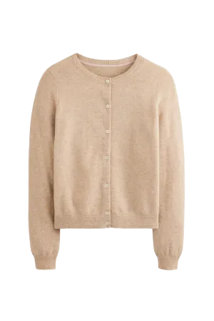 Eva Cashmere Crew Cardigan