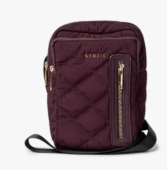 Kedzie Cloud 9 Collection Quilted Crossbody Open Stock