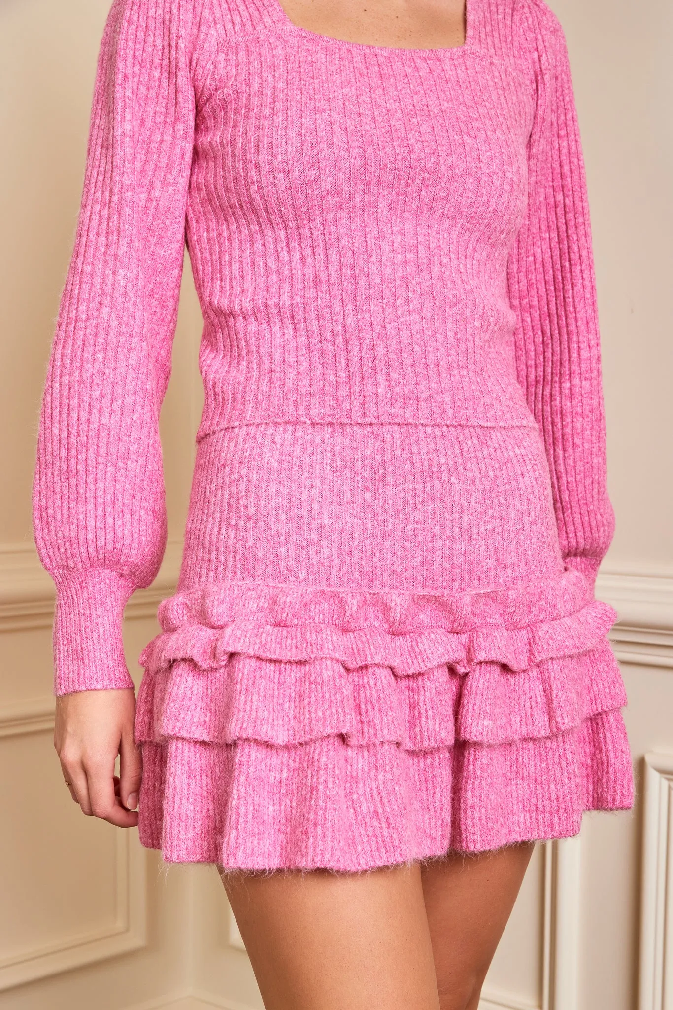 Kensington Knit Skirt Pink Icing