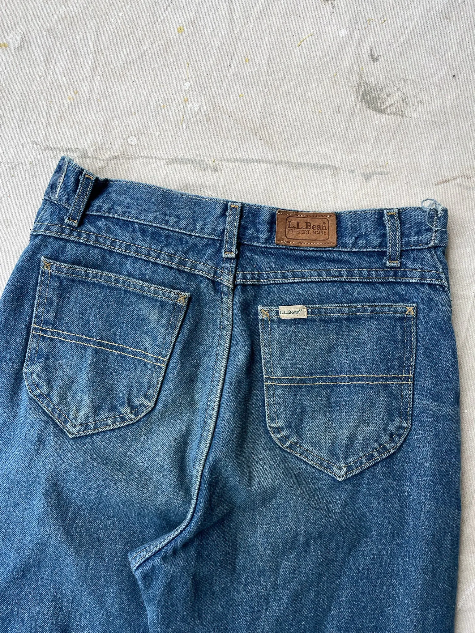 L.L.Bean Flannel Lined Jeans—[29x32]