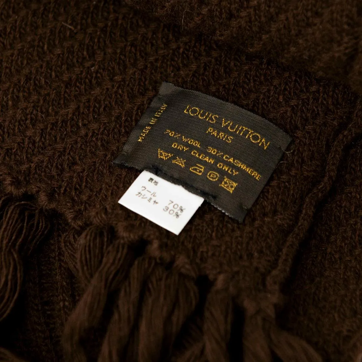 Louis Vuitton Wool Knit Scarf