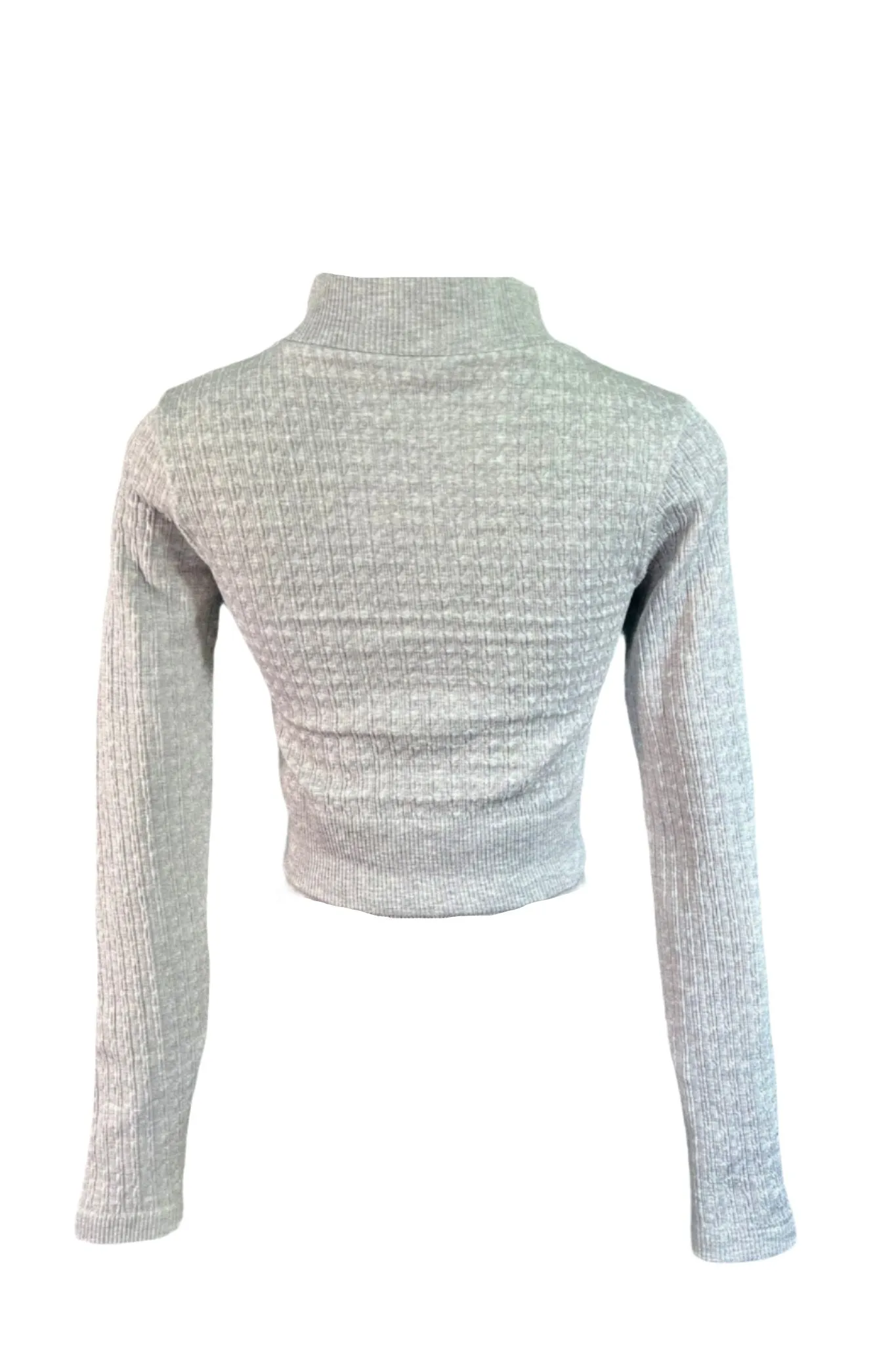 Mock Neck Long Sleeve Sweater Top