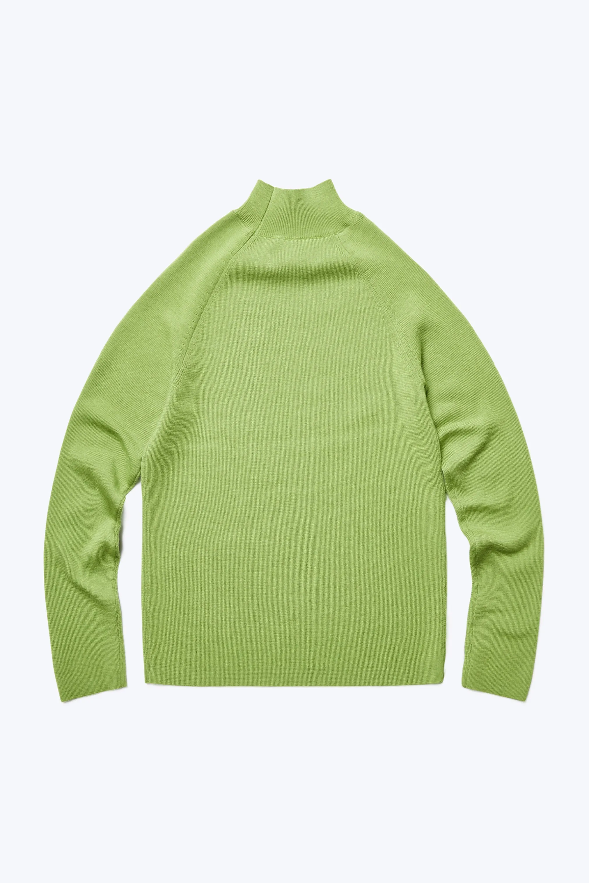 Monument Mock Neck Sweater Apple Green