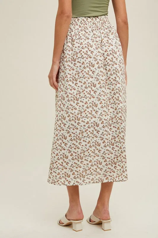 Natalie Floral Midi Skirt