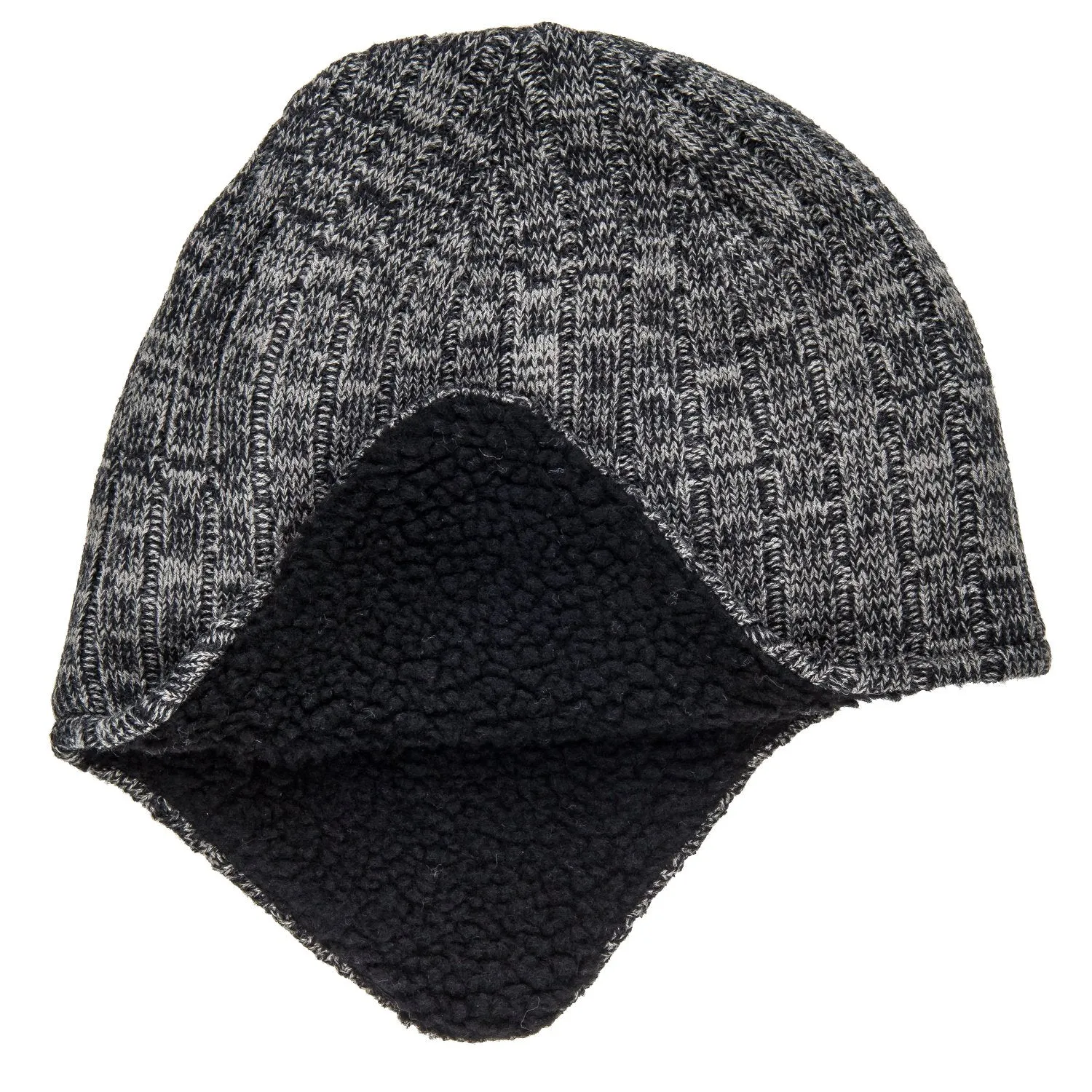 Noble Mount Mens Prescott Two-Tone Earflap Hat