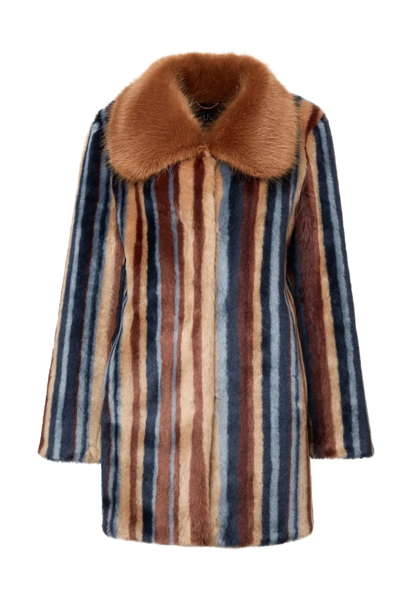 Rhapsody Coat | Multi Stripe