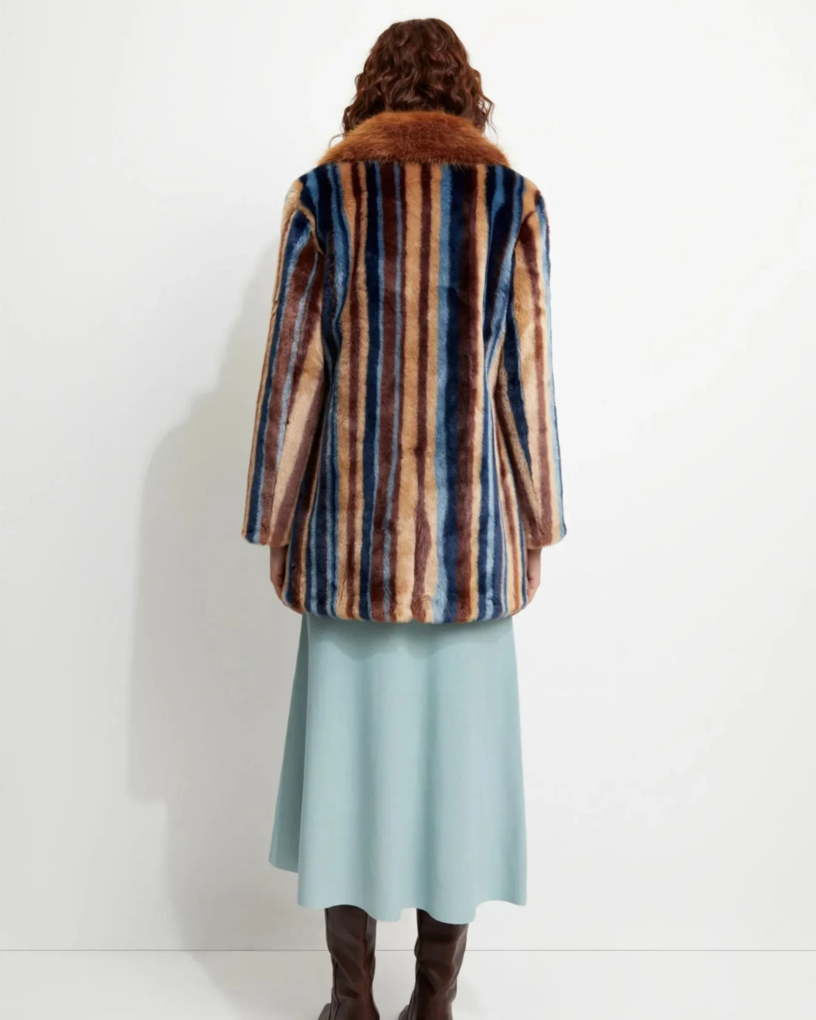 Rhapsody Coat | Multi Stripe