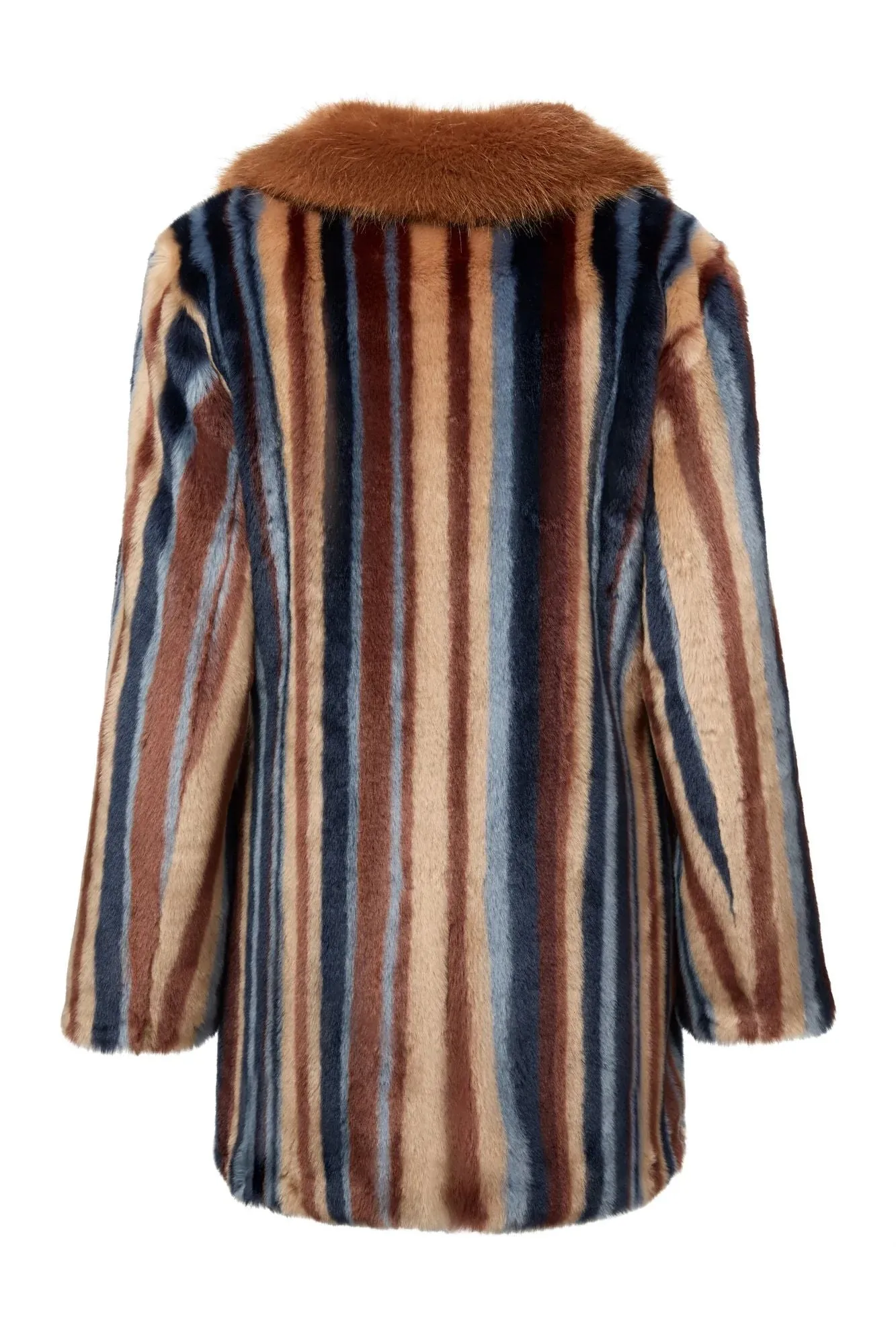 Rhapsody Coat | Multi Stripe