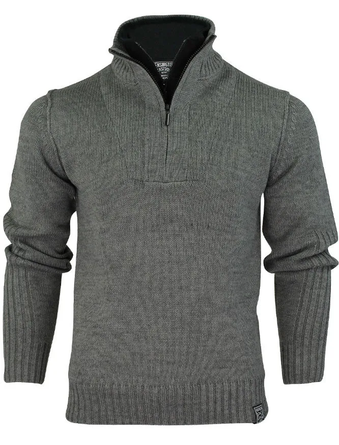 Someries Fleece Layer Insert Jumper in Mid Grey Marl - Kensington