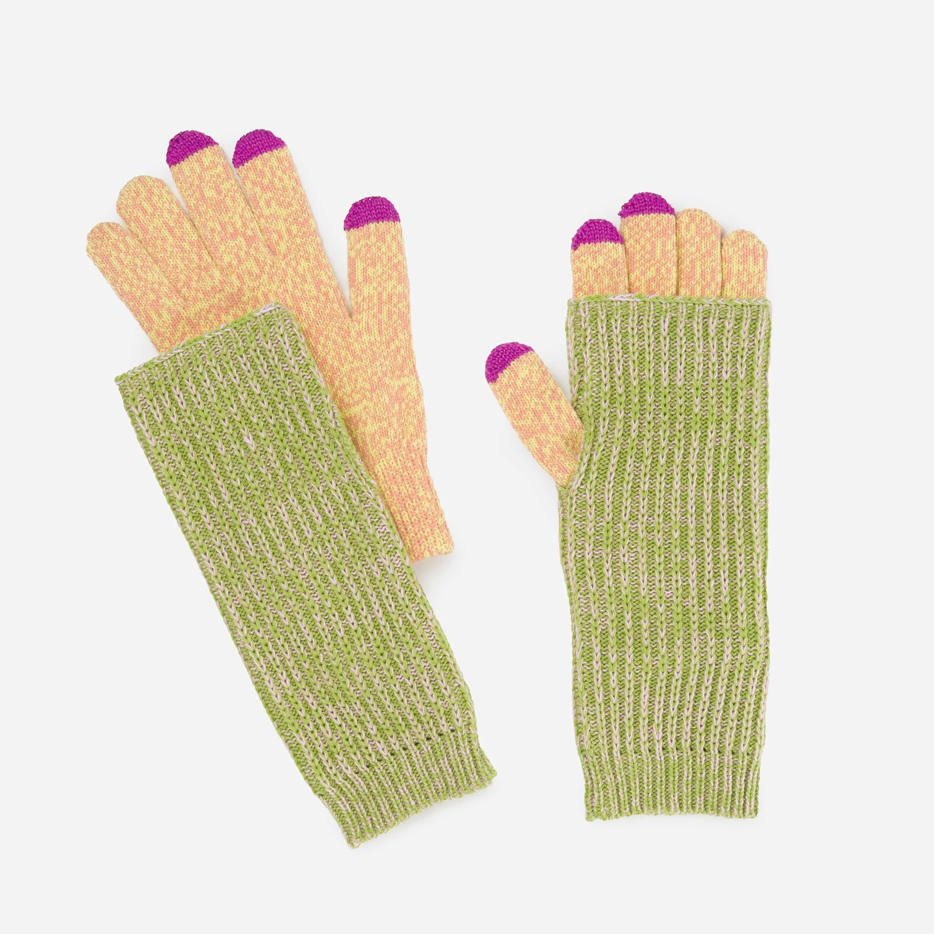 Static Swatch 2-in-1 Armwarmer Gloves