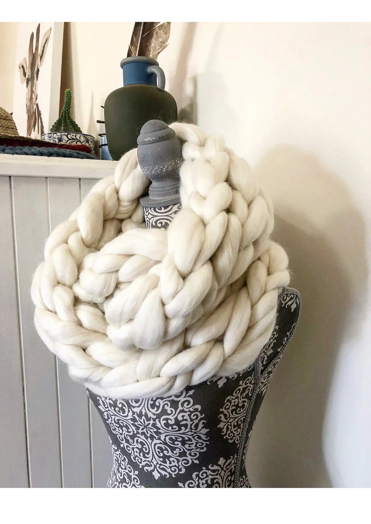 Super chunky infinity scarf