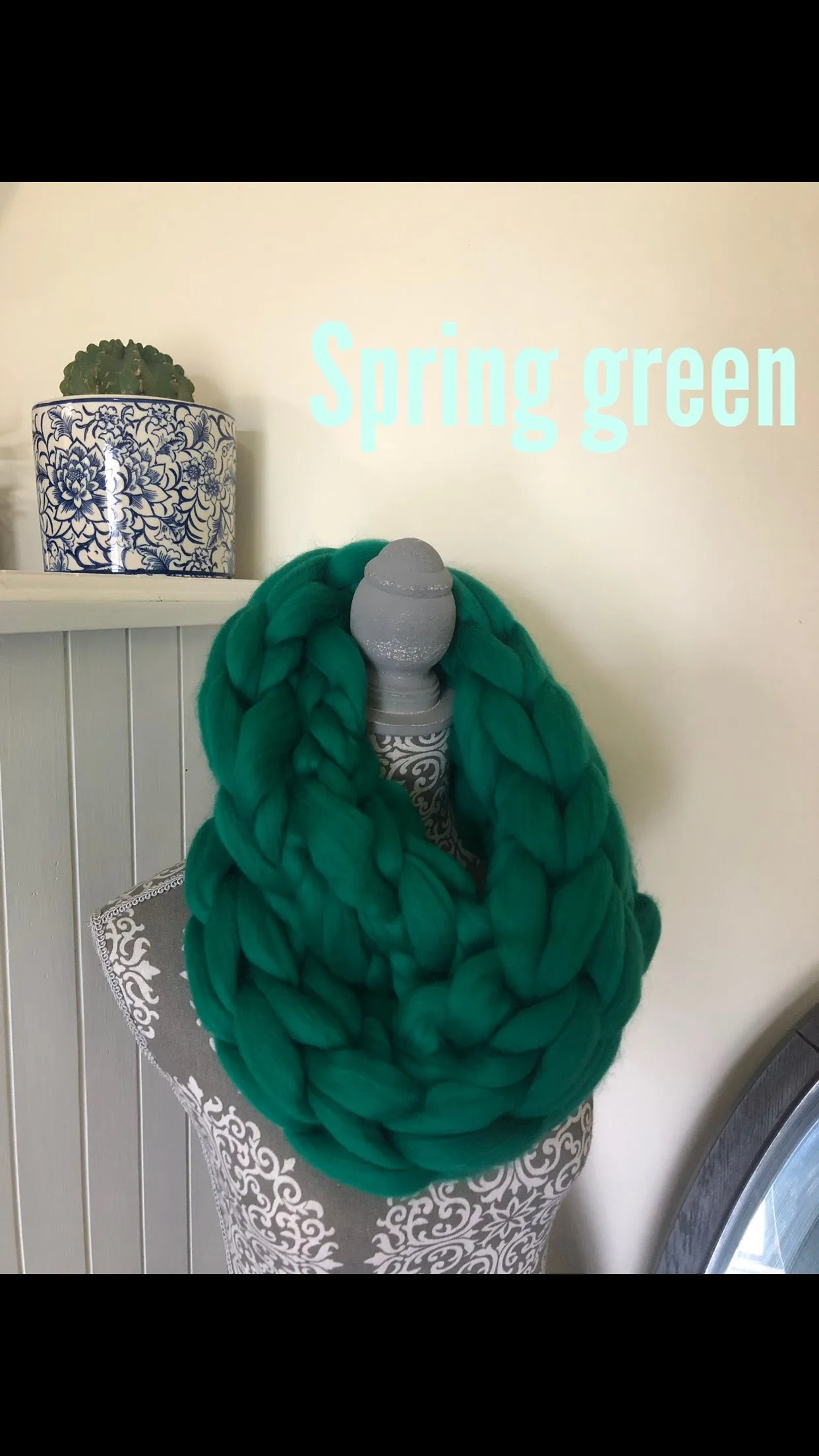 Super chunky infinity scarf