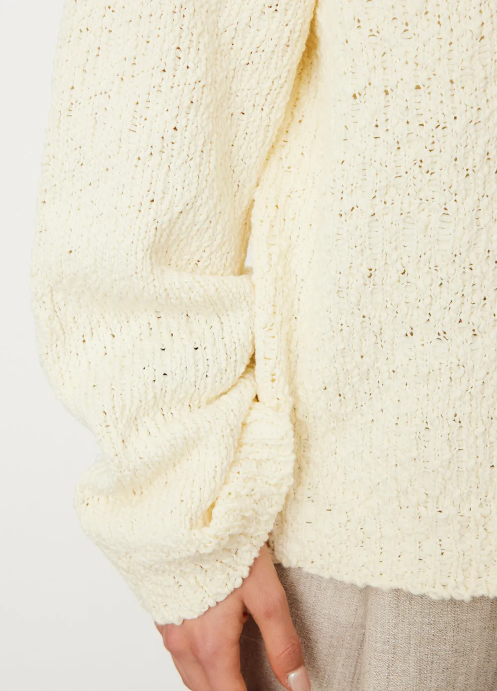 Textured Knit Sweater