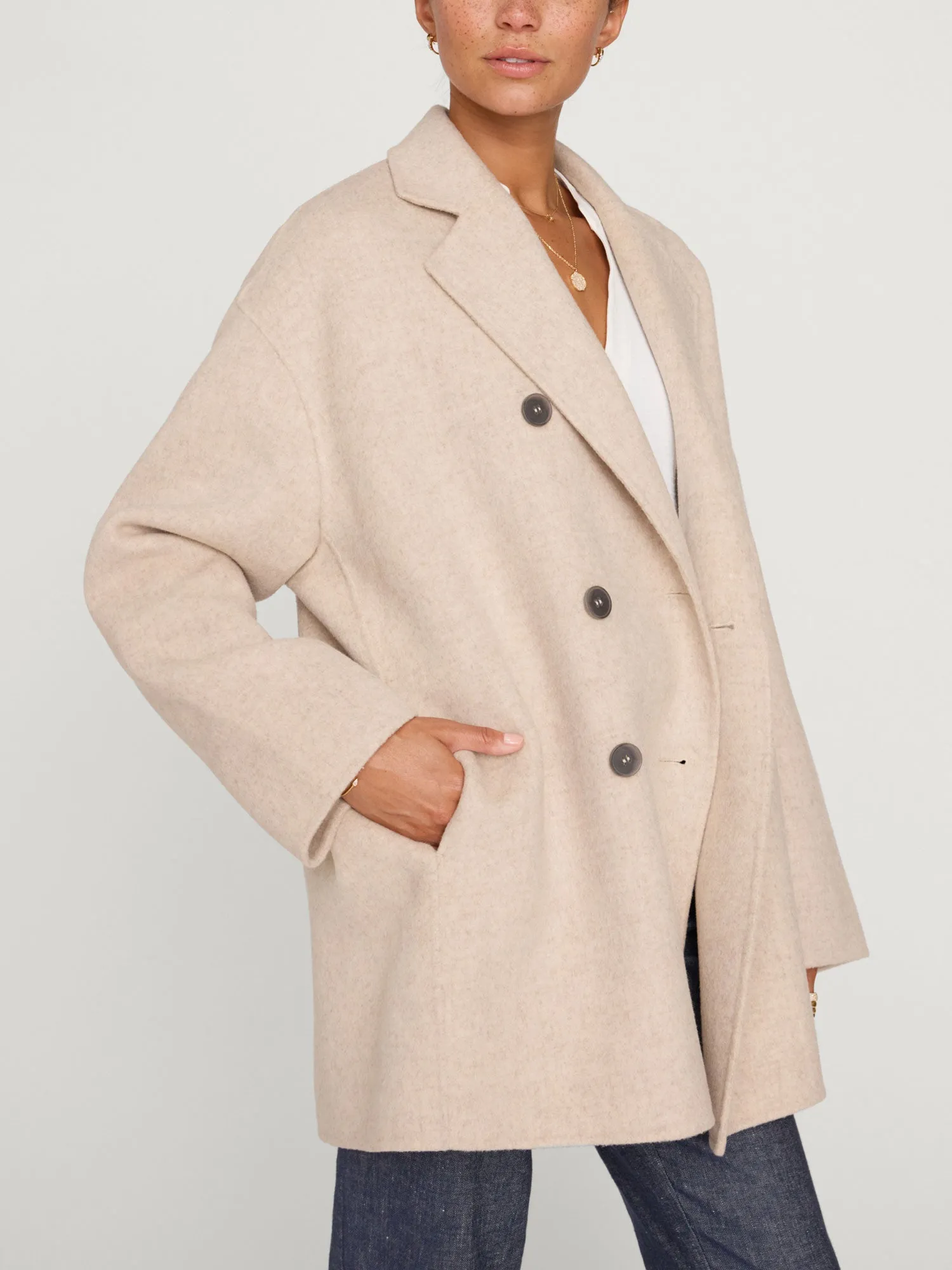 The Bodhi Double Breasted Coat