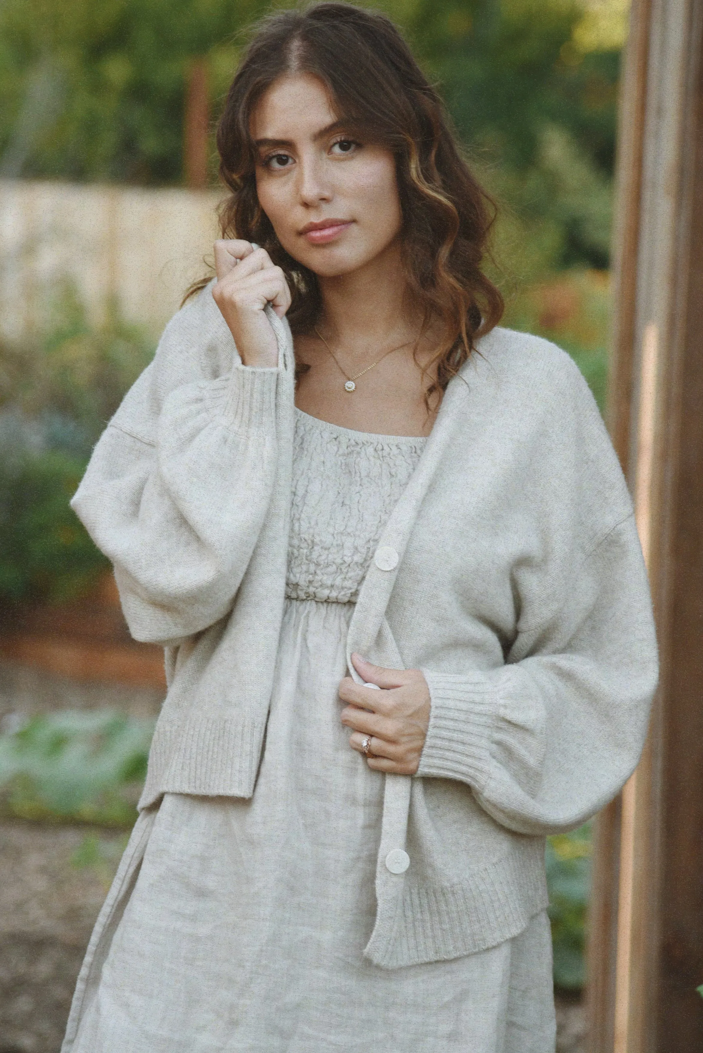 The Cashmere Yaya Cardigan // Moon