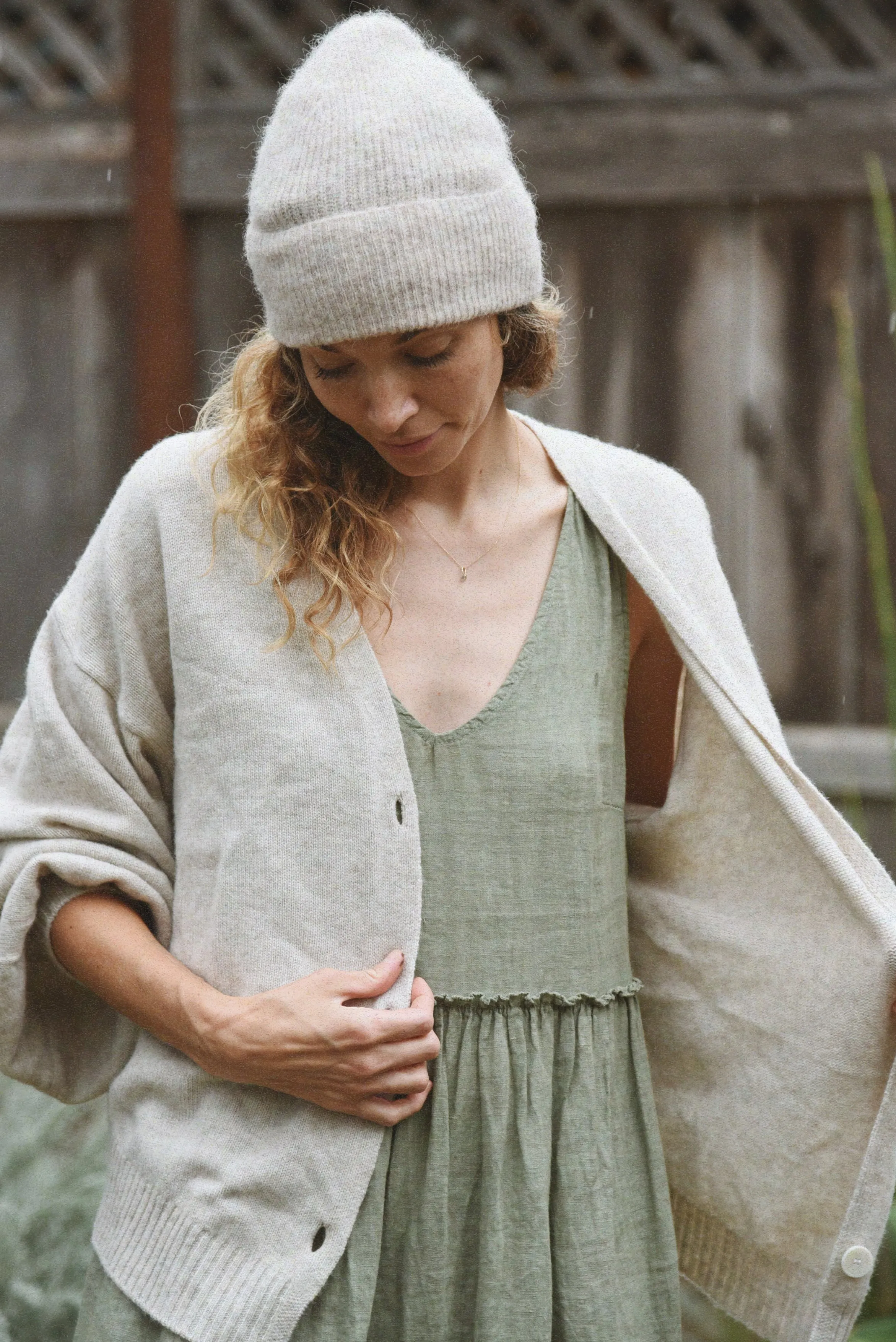 The Cashmere Yaya Cardigan // Moon