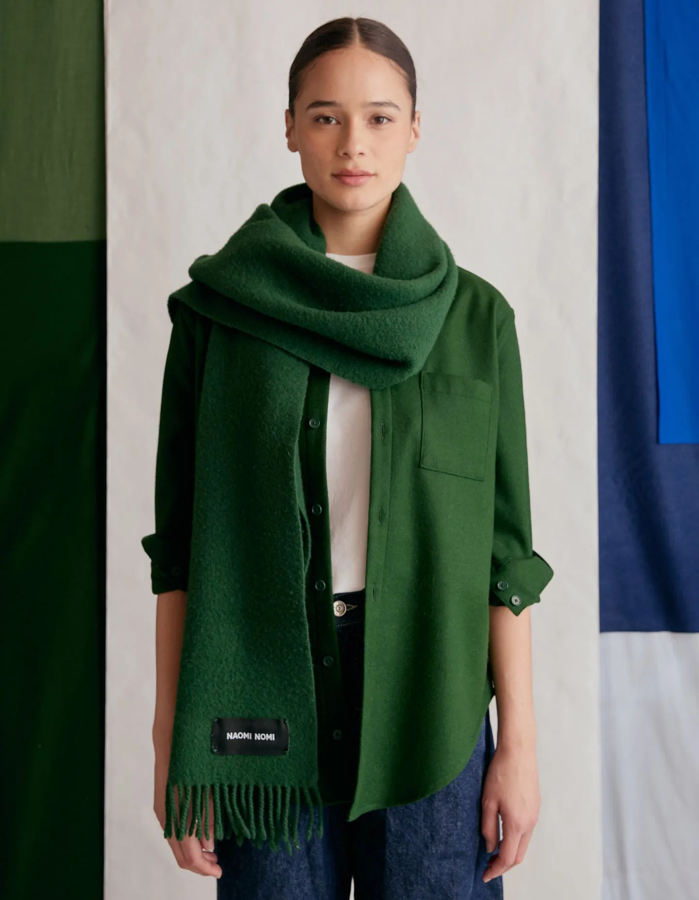 The Wool Scarf (Exacting Green Mongolian Wool)