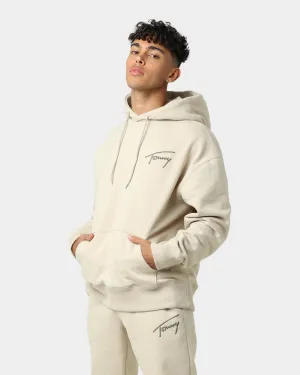 Tommy Jeans Signature Hoodie Savannah Sand