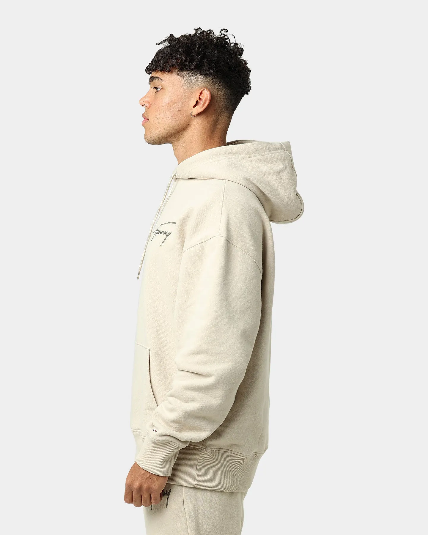 Tommy Jeans Signature Hoodie Savannah Sand