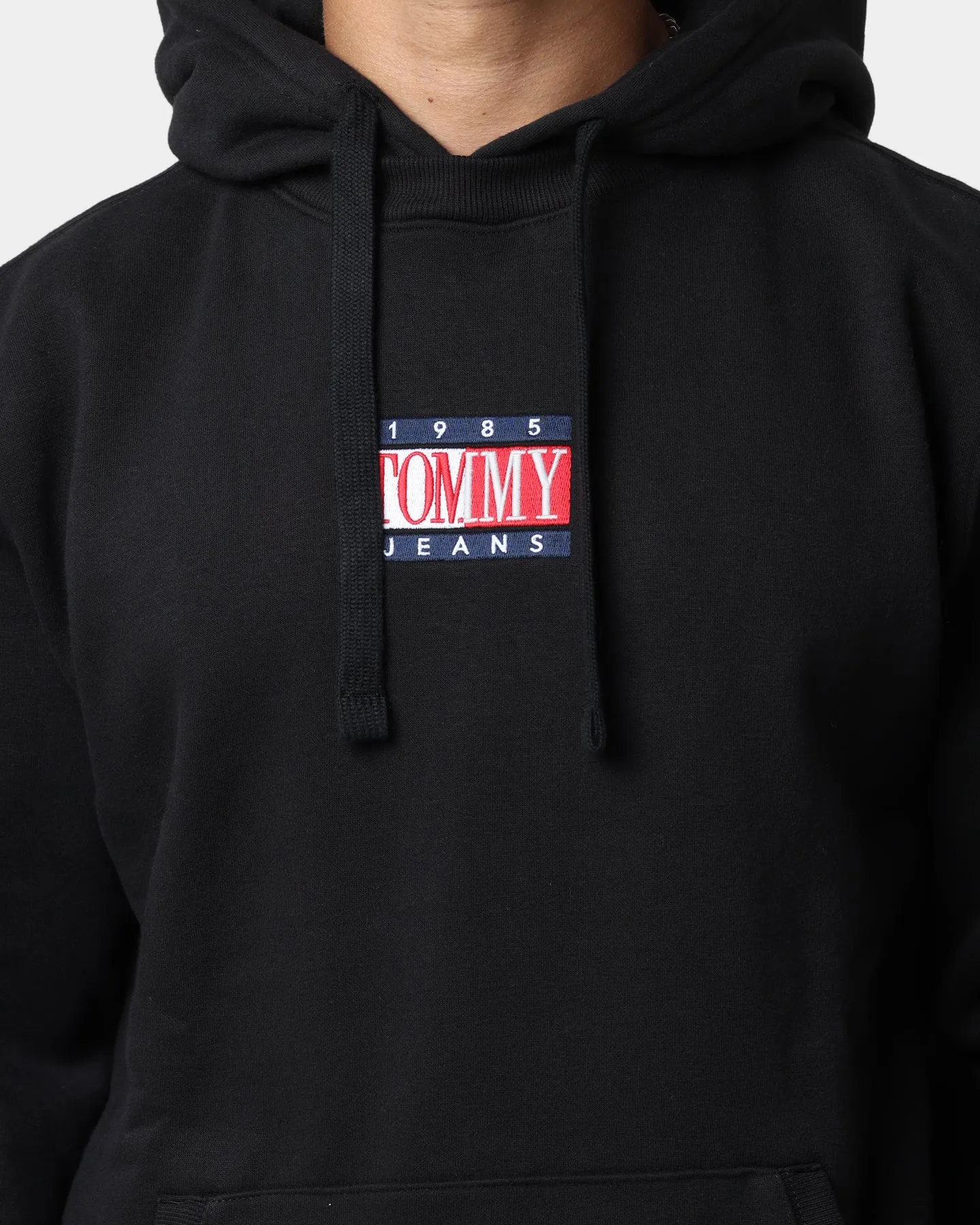 Tommy Jeans Timeless Tommy 1 Hoodie Black