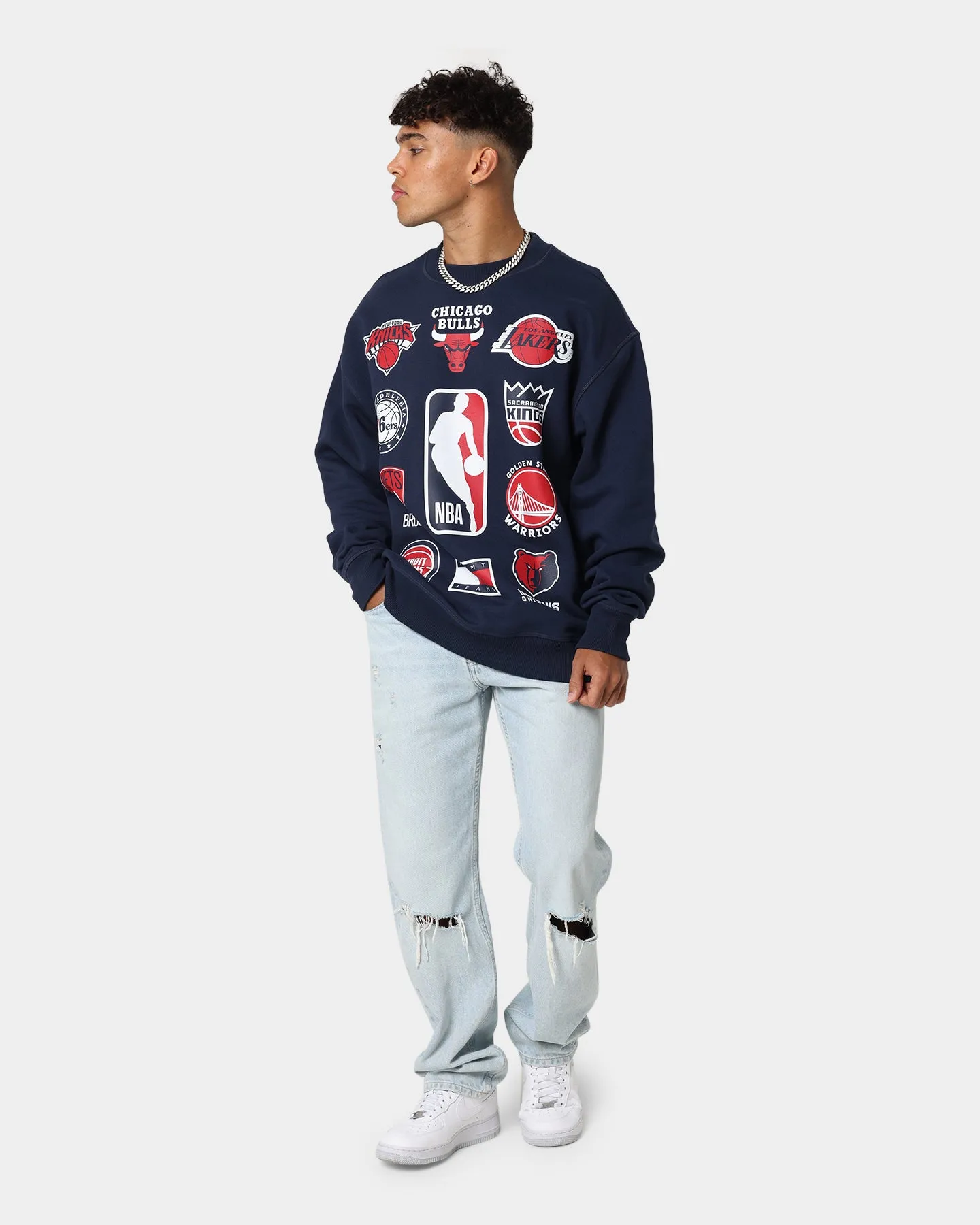 Tommy Jeans Tommy Jeans X NBA M6 Crewneck Twilight Navy