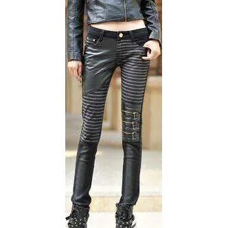 Vegan Leather Pants