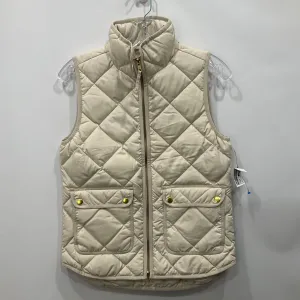 Vest Puffer & Quilted By J Crew In White, Size: Xxs