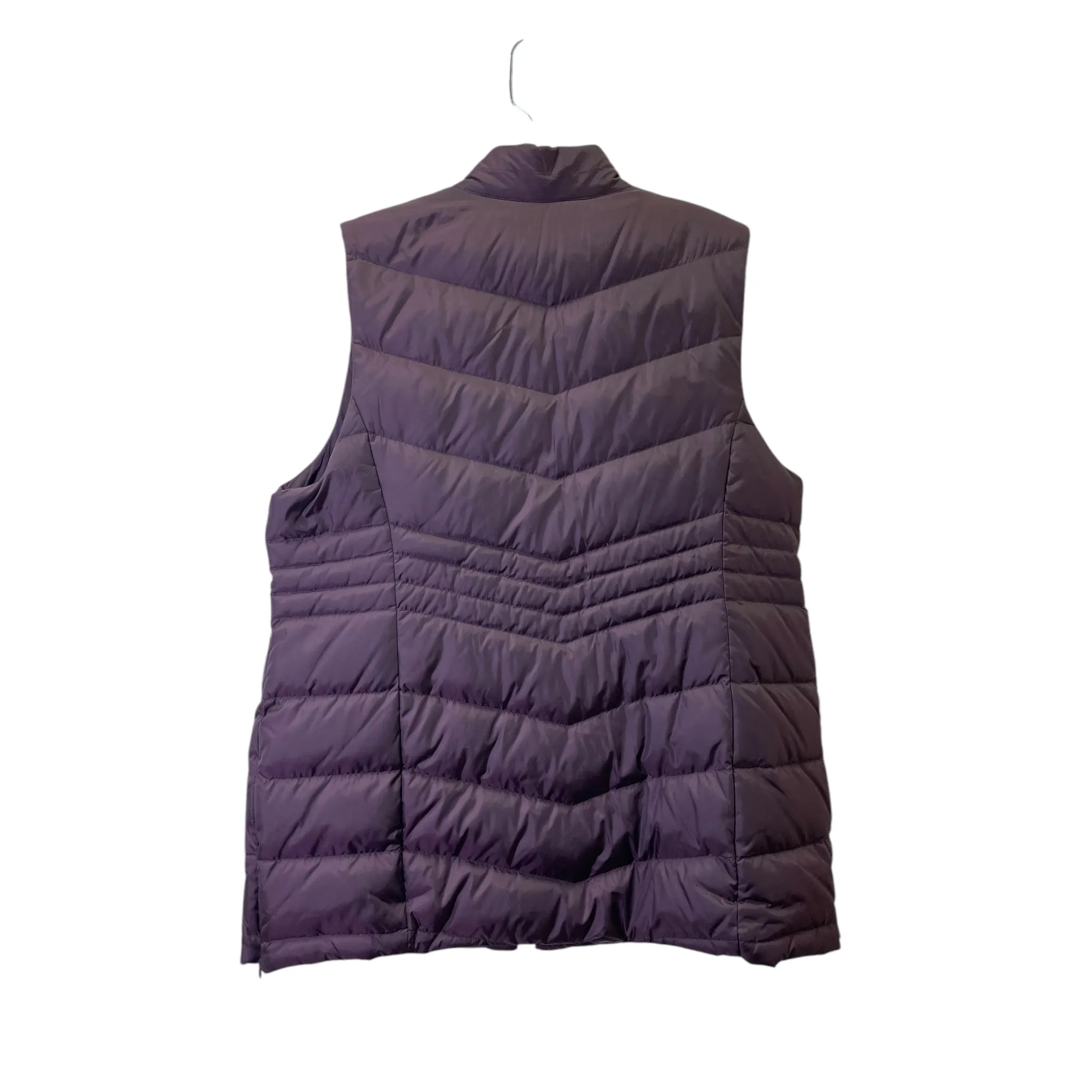 Vest Puffer & Quilted By J. Jill In Purple, Size:LP