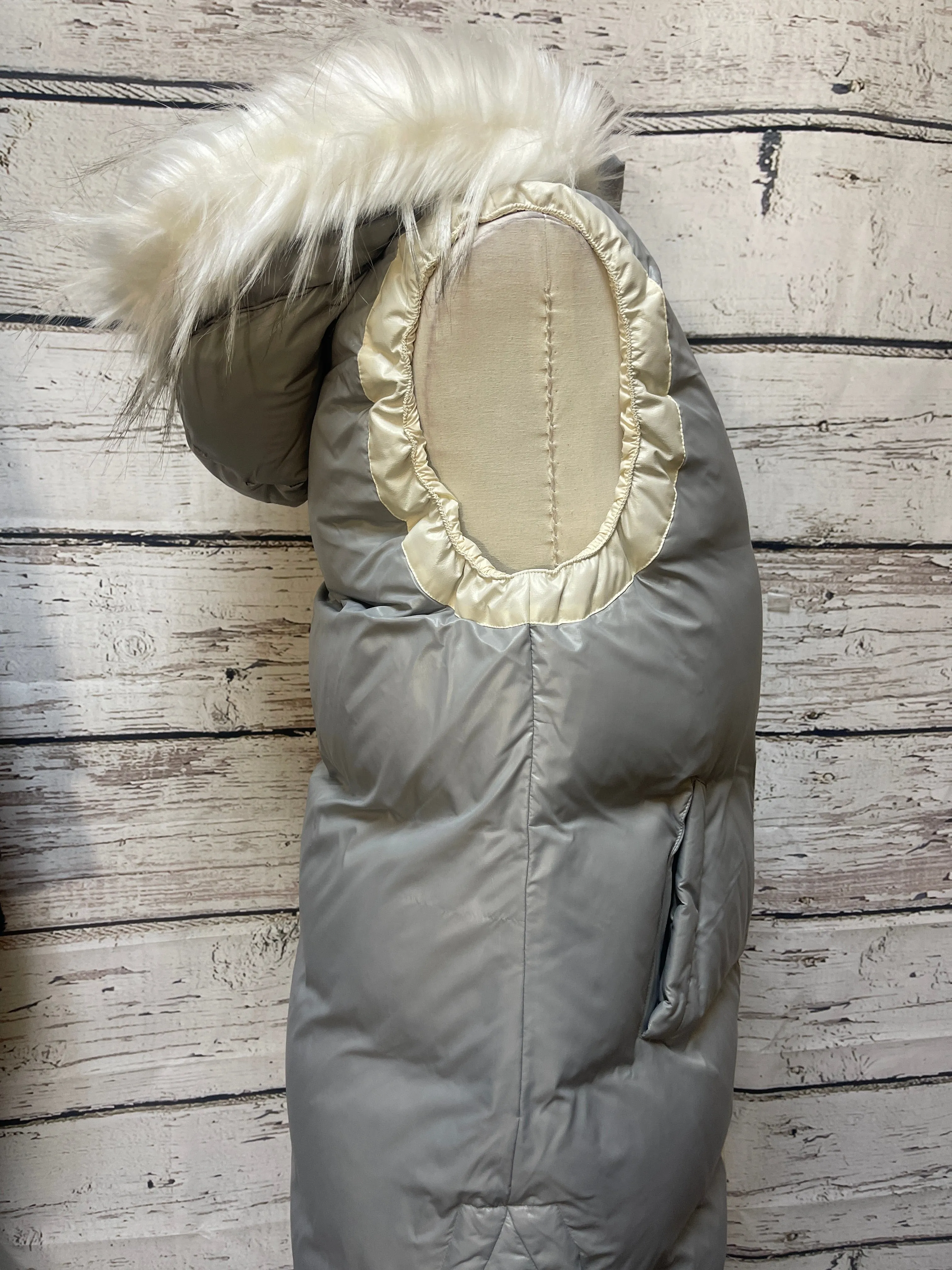 Vest Puffer & Quilted By Sundance In Grey White, Size: S