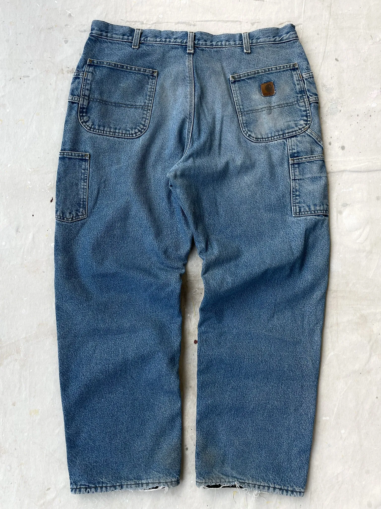 Vintage Carhartt Fleece Lined Jeans—[38x32]