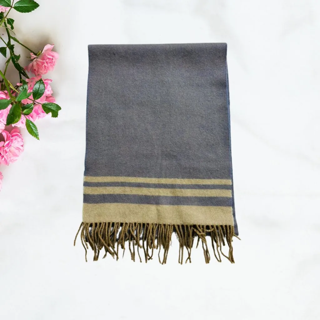 Wool Scarf Huzzah Beige ( Made in Italy )